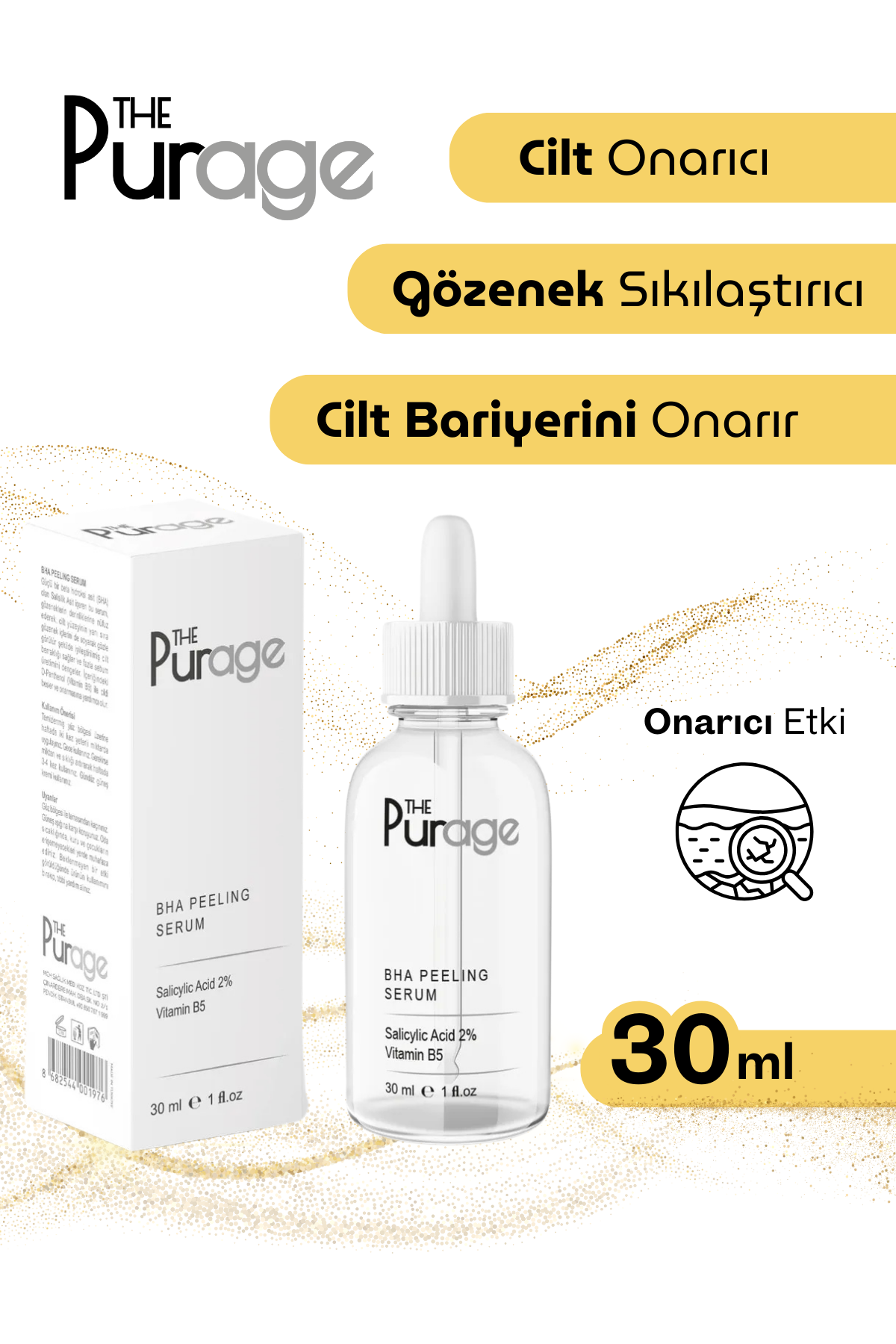 Bha Peeling Cilt Onarıcı Besleyici Serum